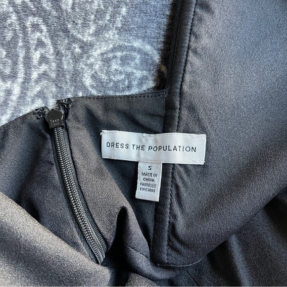 Dress The Population Louisa Dress in Black Size Small - Picture 8 of 12